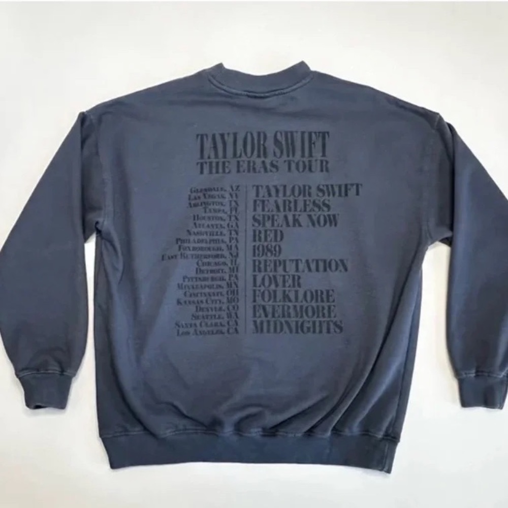 Eras Tour Blue Crewneck Taylor Swift